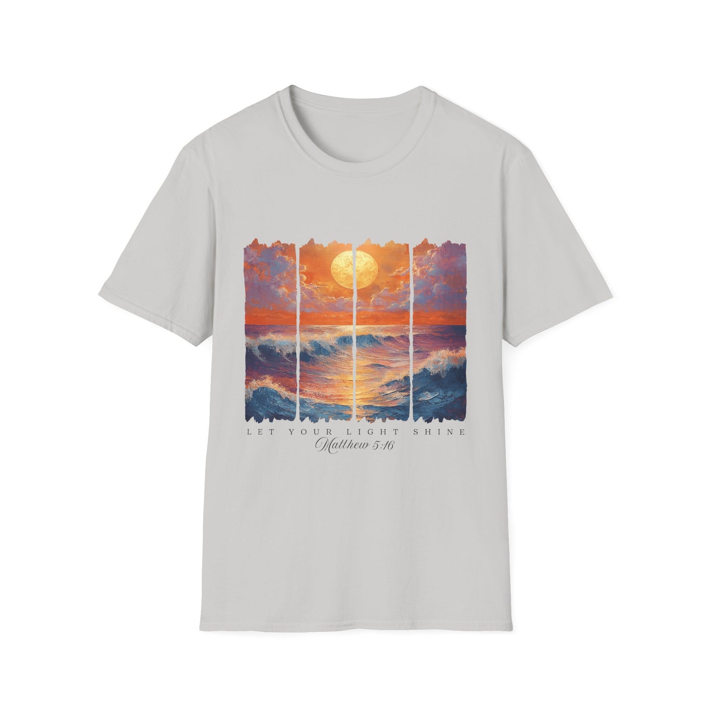Sunset Ocean Art T-Shirt — Coastal Sunrise Graphic Tee