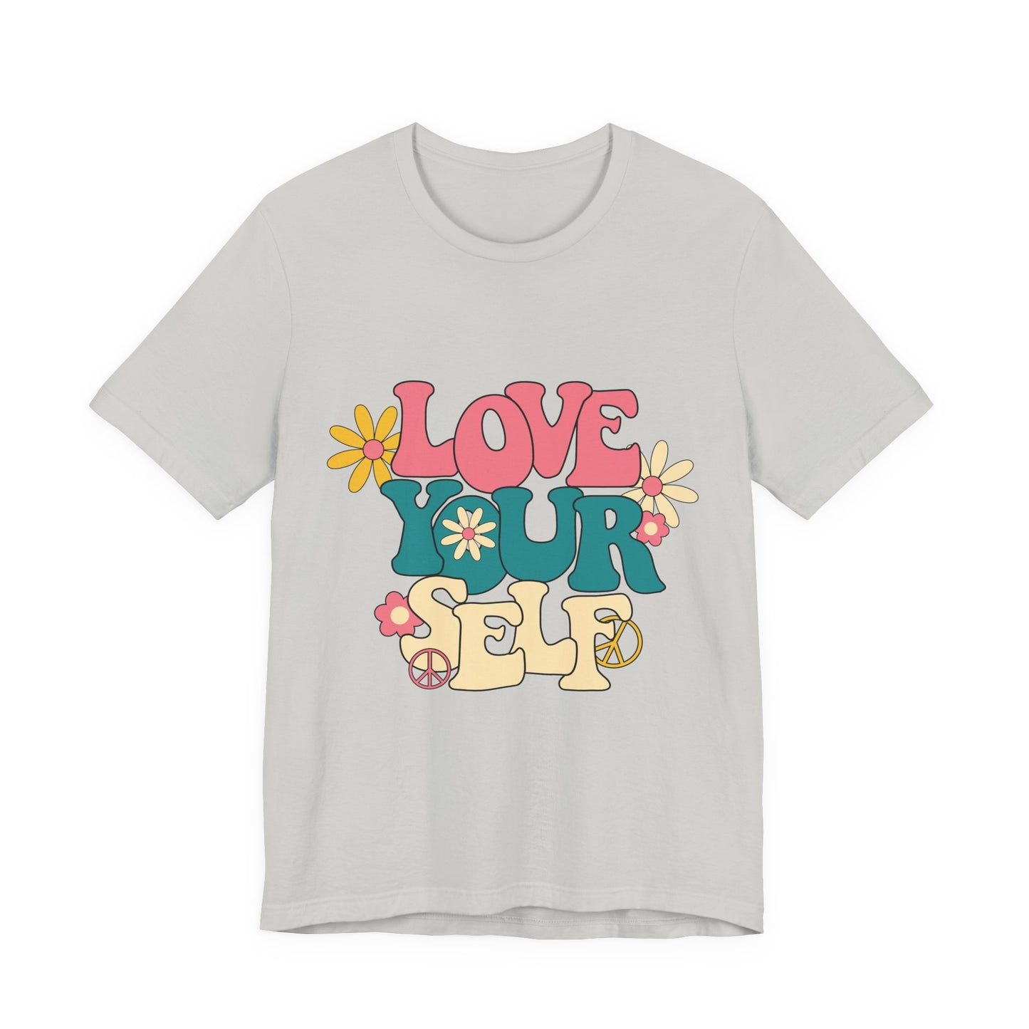 Love Your Self Retro Floral Tee