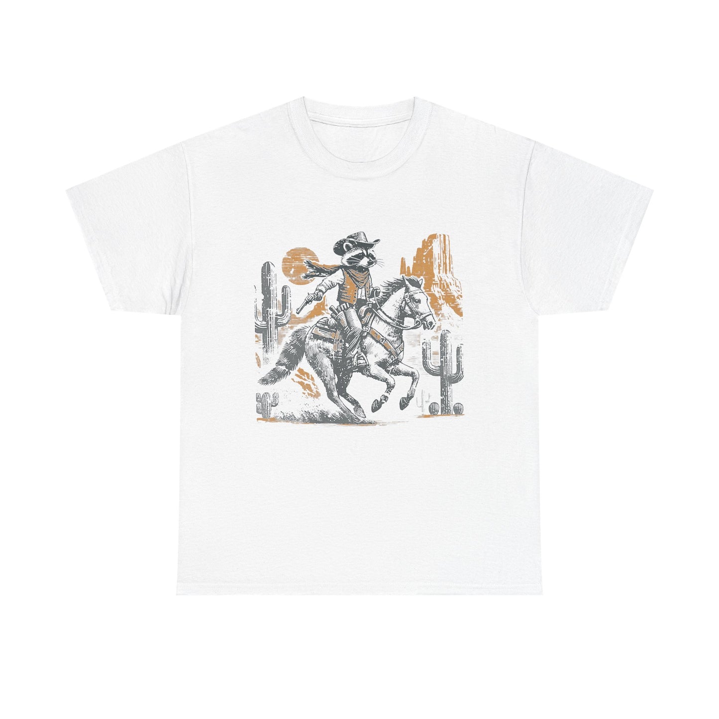 Cowboy on Horseback T-Shirt - Vintage Western Rodeo Desert Graphic Tee