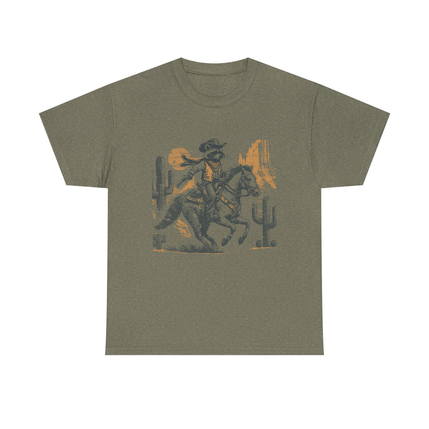 Cowboy on Horseback T-Shirt - Vintage Western Rodeo Desert Graphic Tee