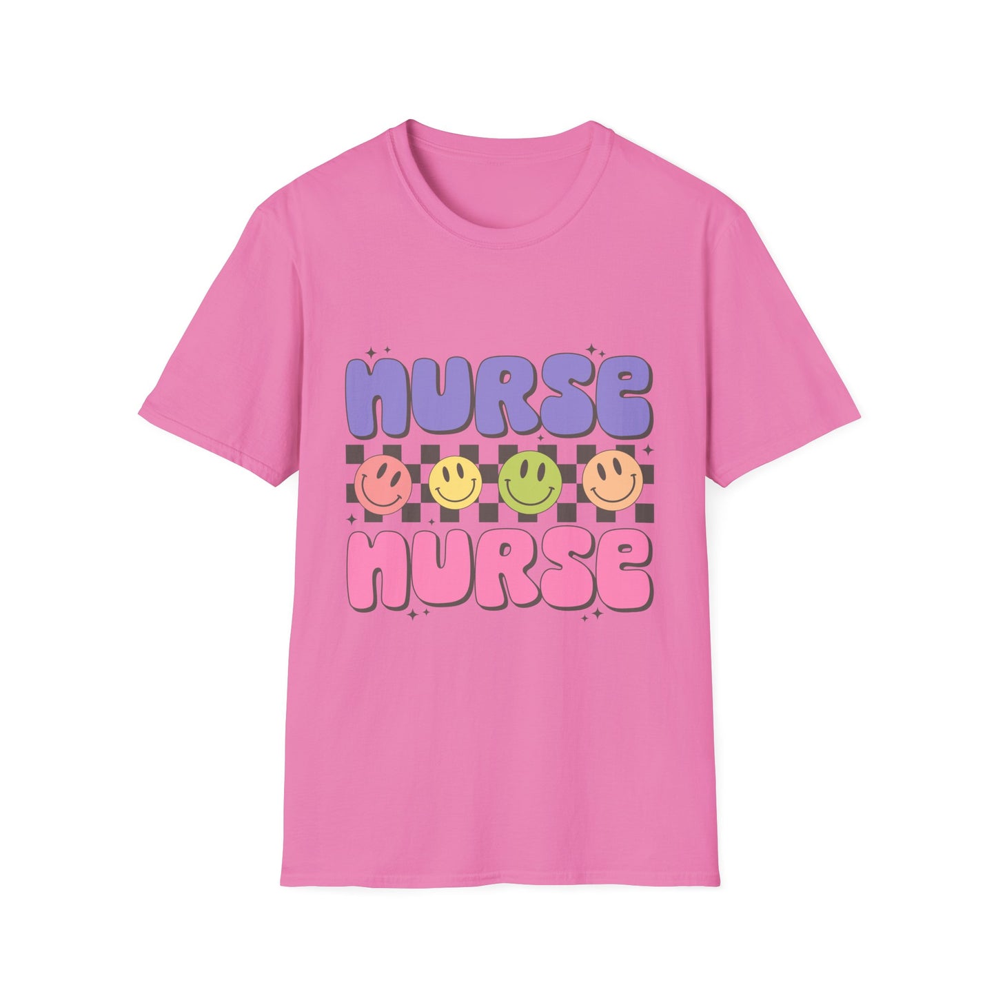 Nurse Nurse Cute Smiley Graphic T-Shirt