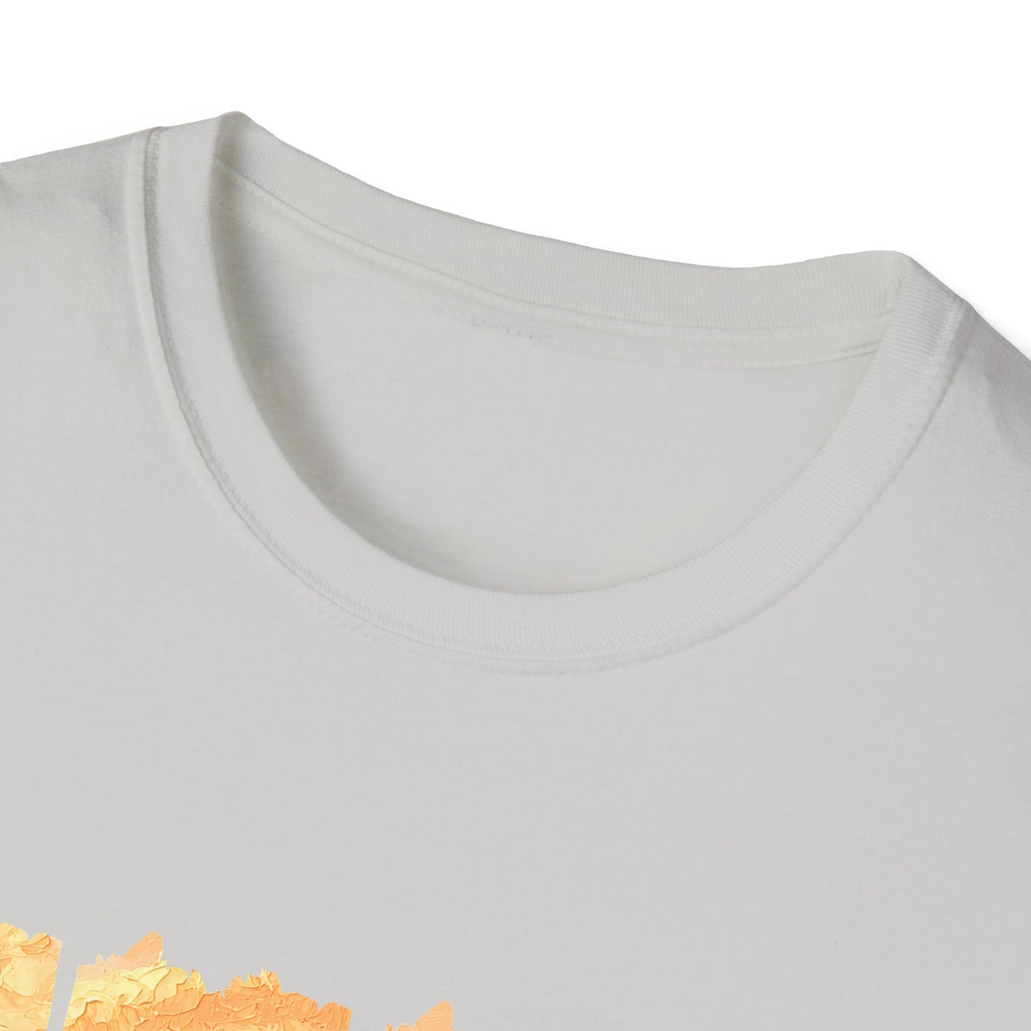 Sunflower Mountain Poster T-Shirt — Scenic Field & Peaks Graphic Tee