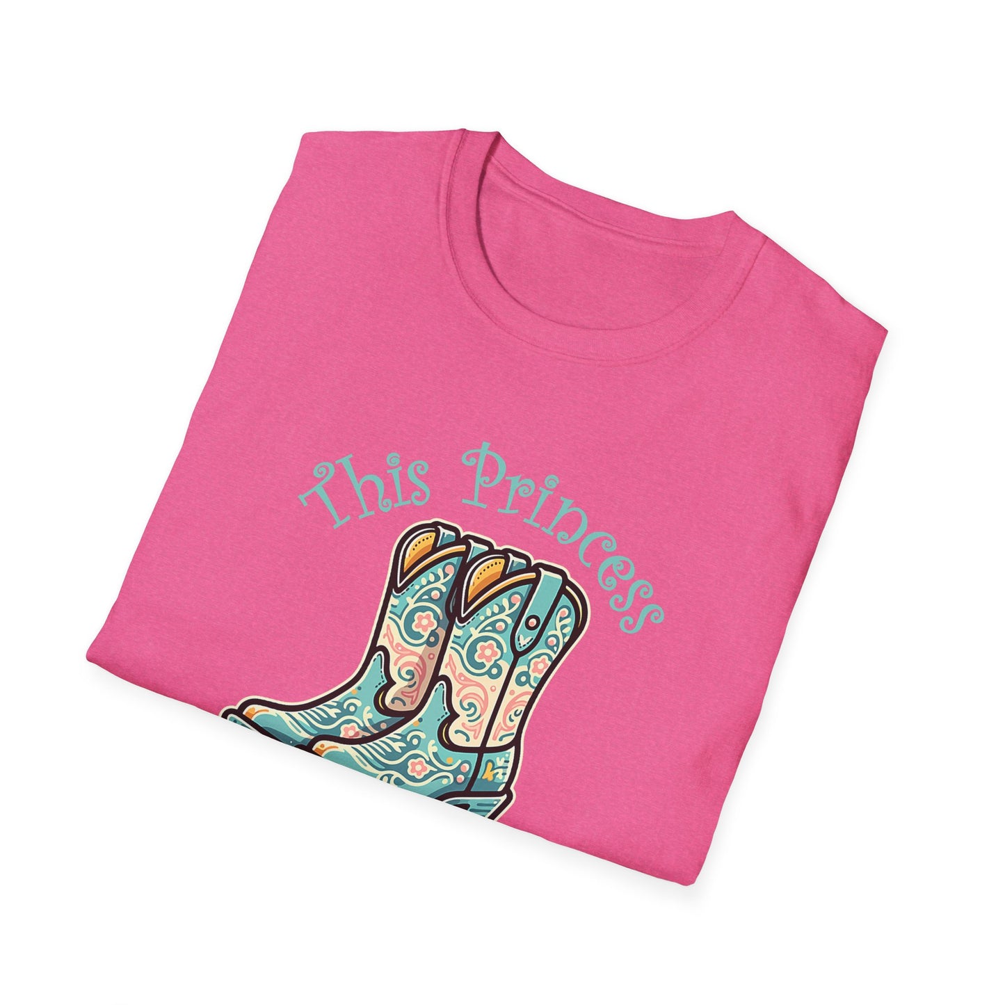 Cowgirl Boots T-Shirt — "This Princess" Western Graphic Tee