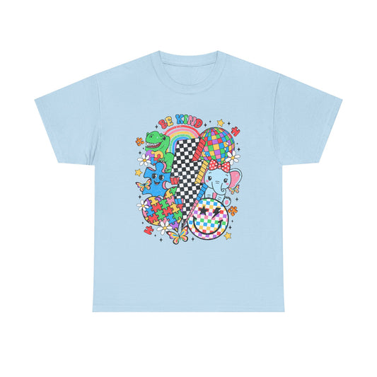 Autism Awareness Puzzle Heart Tee — Colorful Kids & Adults Support Shirt