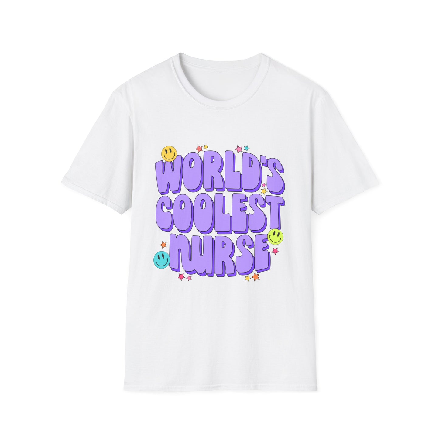 World's Coolest Nurse Unisex Softstyle T-Shirt - Fun & Comfy Gift for Nurses