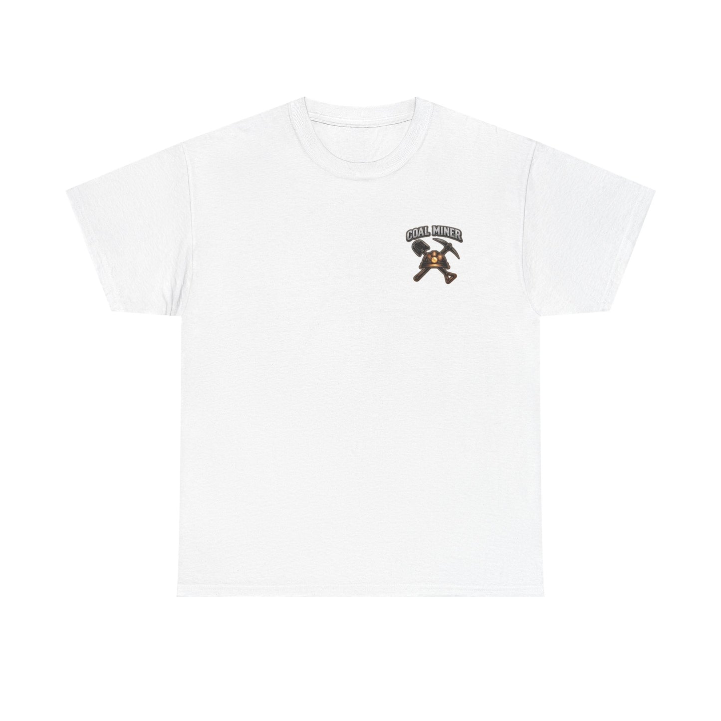 Coal Miner T-Shirt — "Forgotten in the Dark" Skull Hardhat Graphic Tee