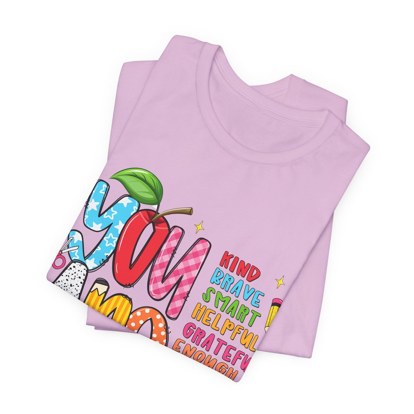 You Are Inspirational Graphic Tee — "You Are" Positive Affirmation T-Shirt for Teachers, Students & Self-Love
