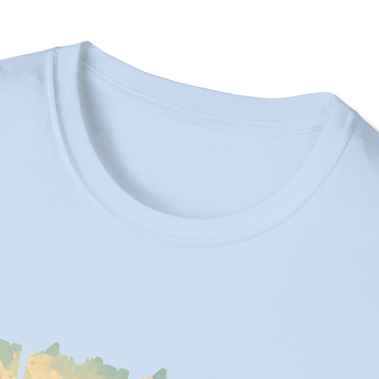 Mountain Meadow T-Shirt — Scenic Landscape Panel Tee