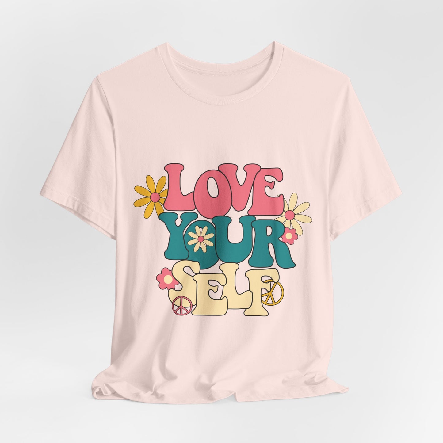 Love Your Self Retro Floral Tee