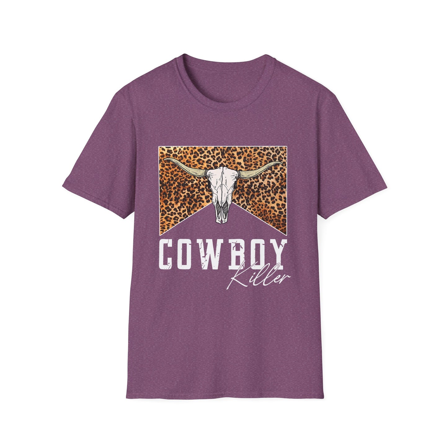 Cowboy Killer Graphic Tee – Leopard Skull Western T-Shirt