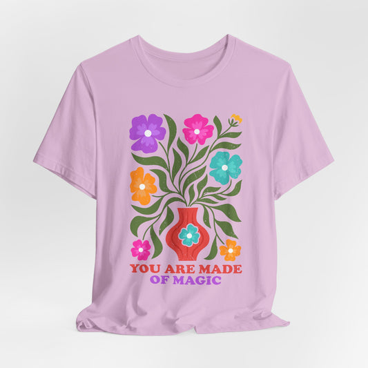 Floral 'You Are Made of Magic' Tee