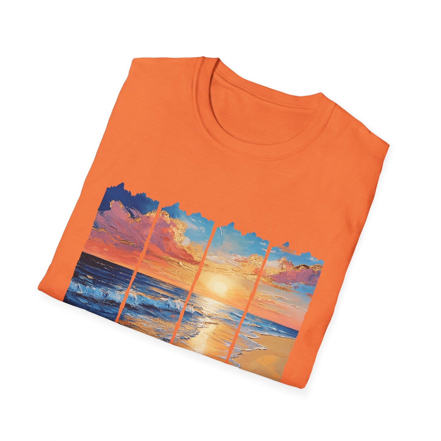 Sunset Beach T-Shirt — Scenic Ocean Sunrise Graphic Tee