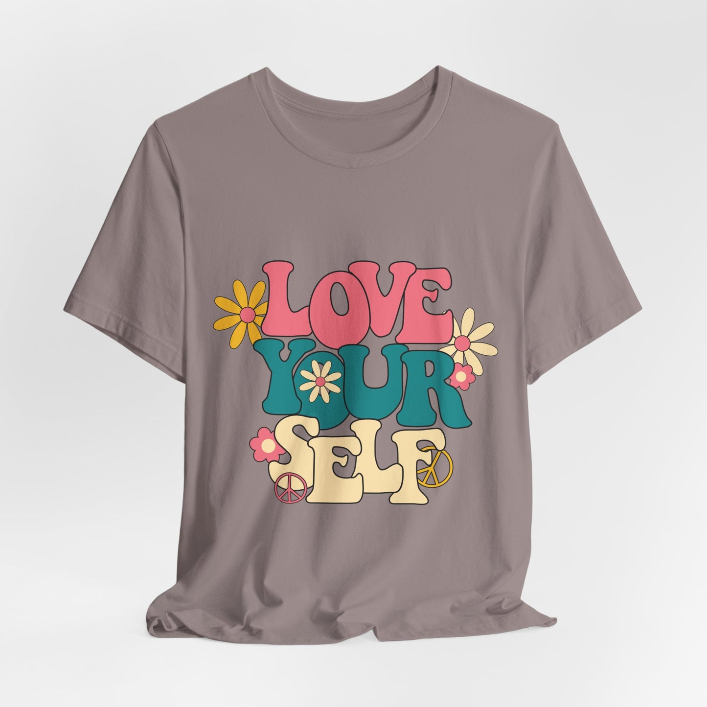 Love Your Self Retro Floral Tee
