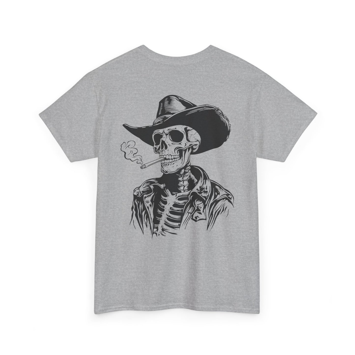Skeleton Cowboy T-Shirt — Western Skull Graphic Tee