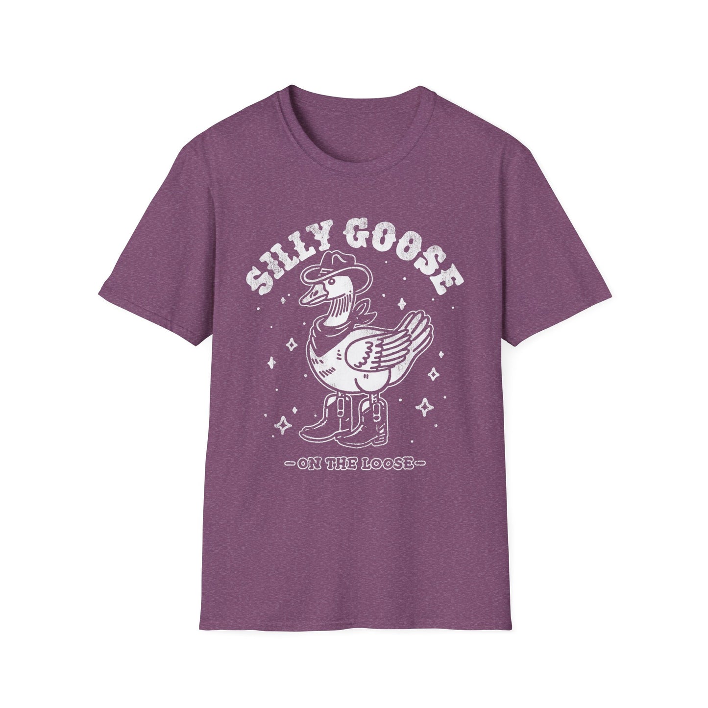 Silly Goose T-Shirt — Retro Cartoon Goose 'On the Loose' Graphic Tee