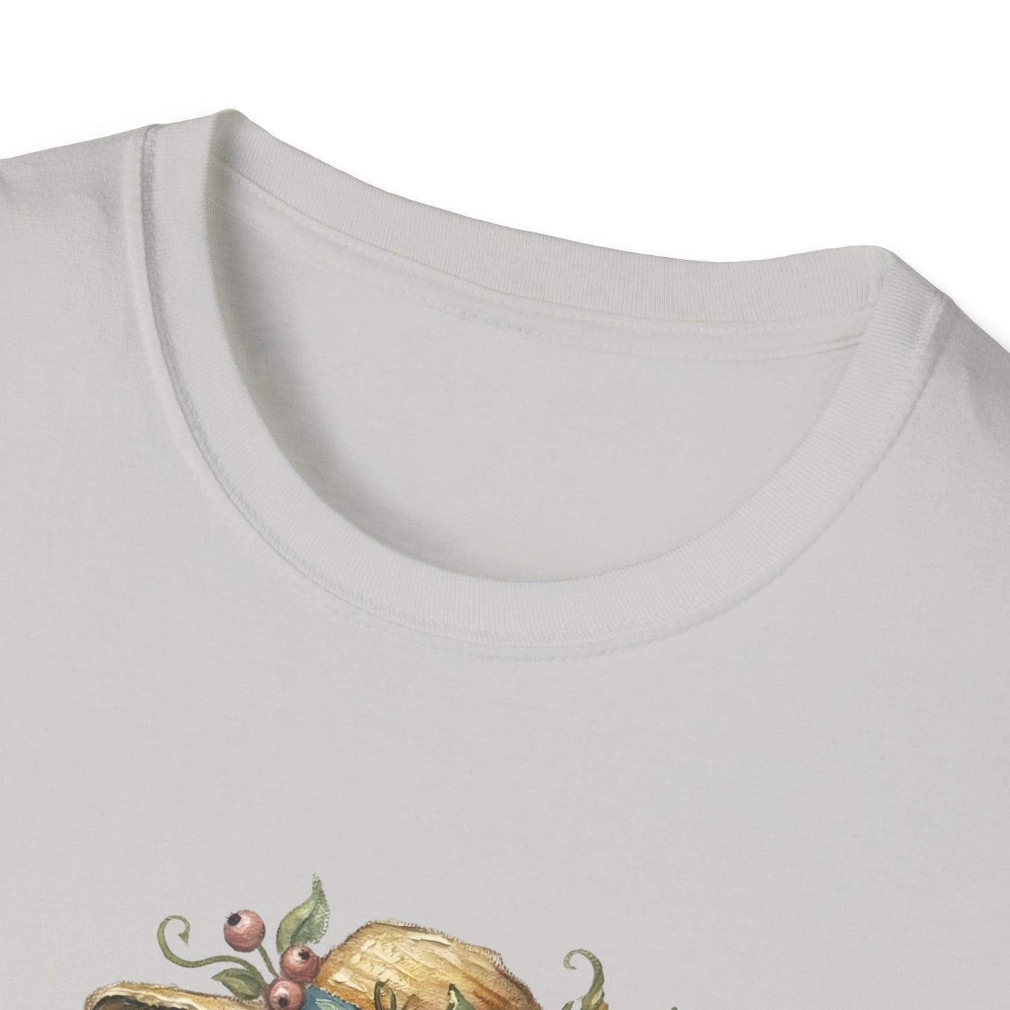 Garden Bird Tee — "There is a quiet peace to be found in the heart of the garden" Floral Bird T-Shirt