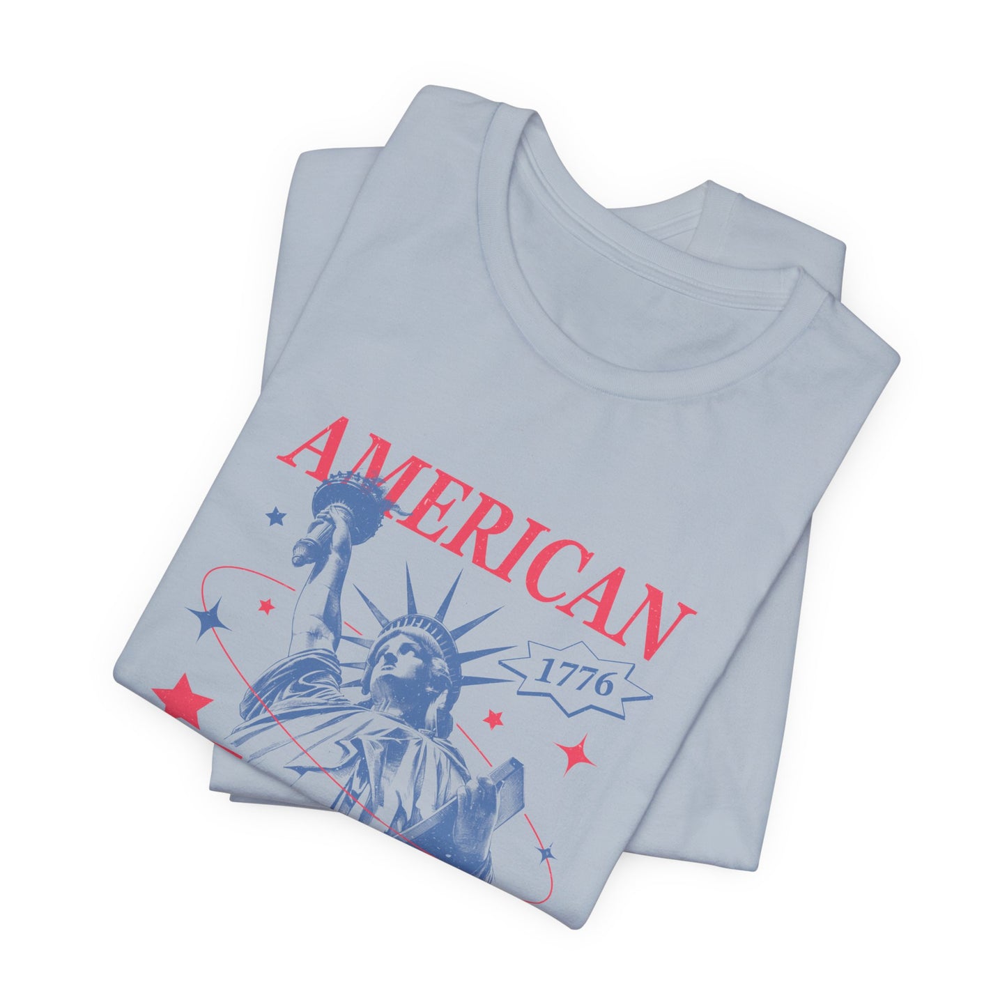 Liberty 'Land of the Free' T‑Shirt — Statue of Liberty Patriotic 1776 Tee