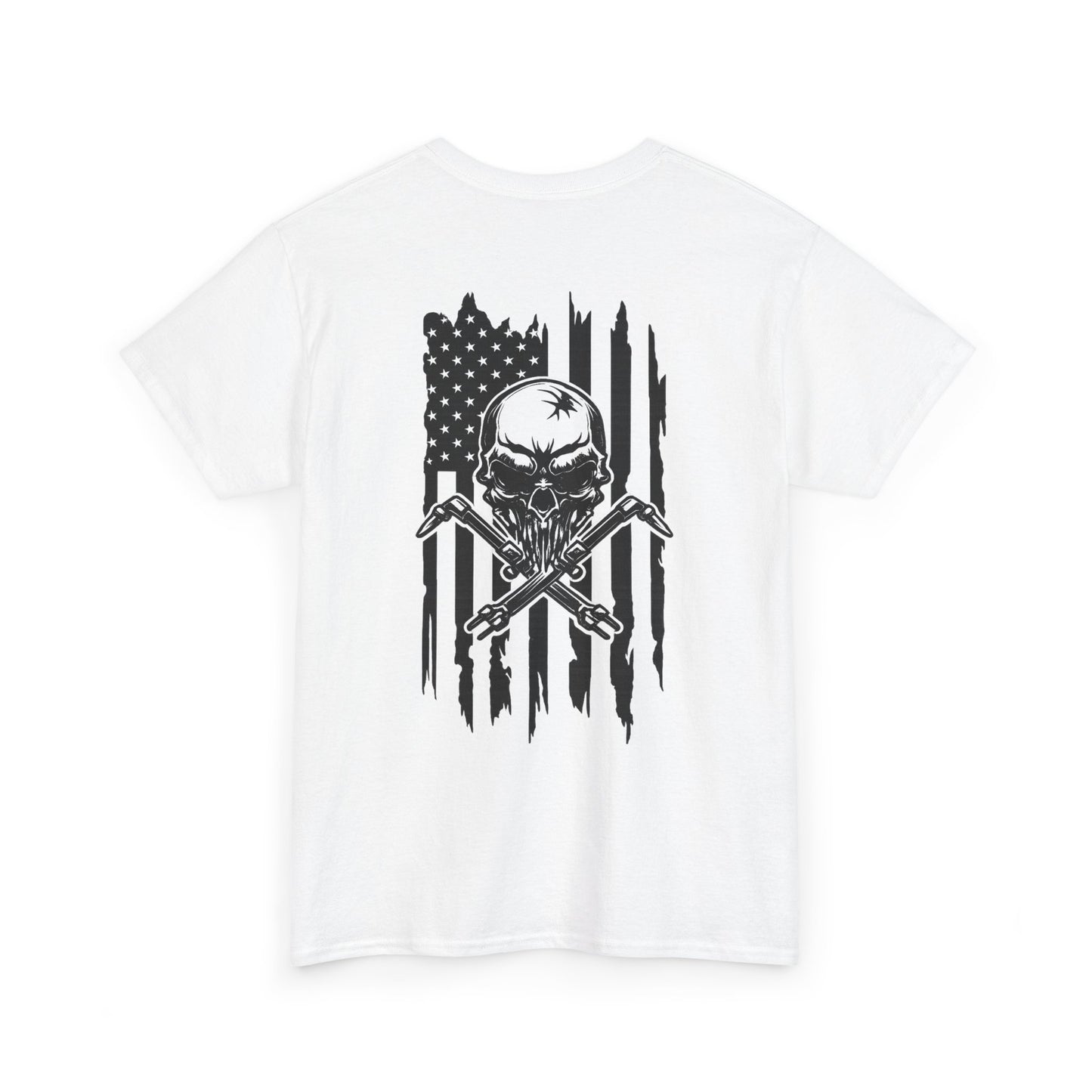 Welding “Hood Life” American Flag Tee