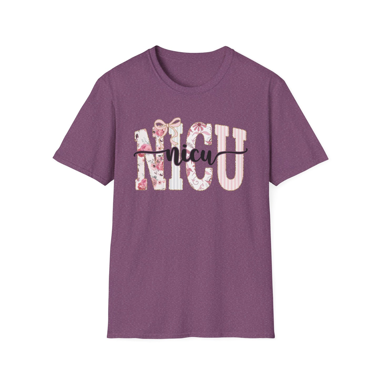 NICU Floral T-Shirt — Support Nurse/Parent Newborn ICU Shirt