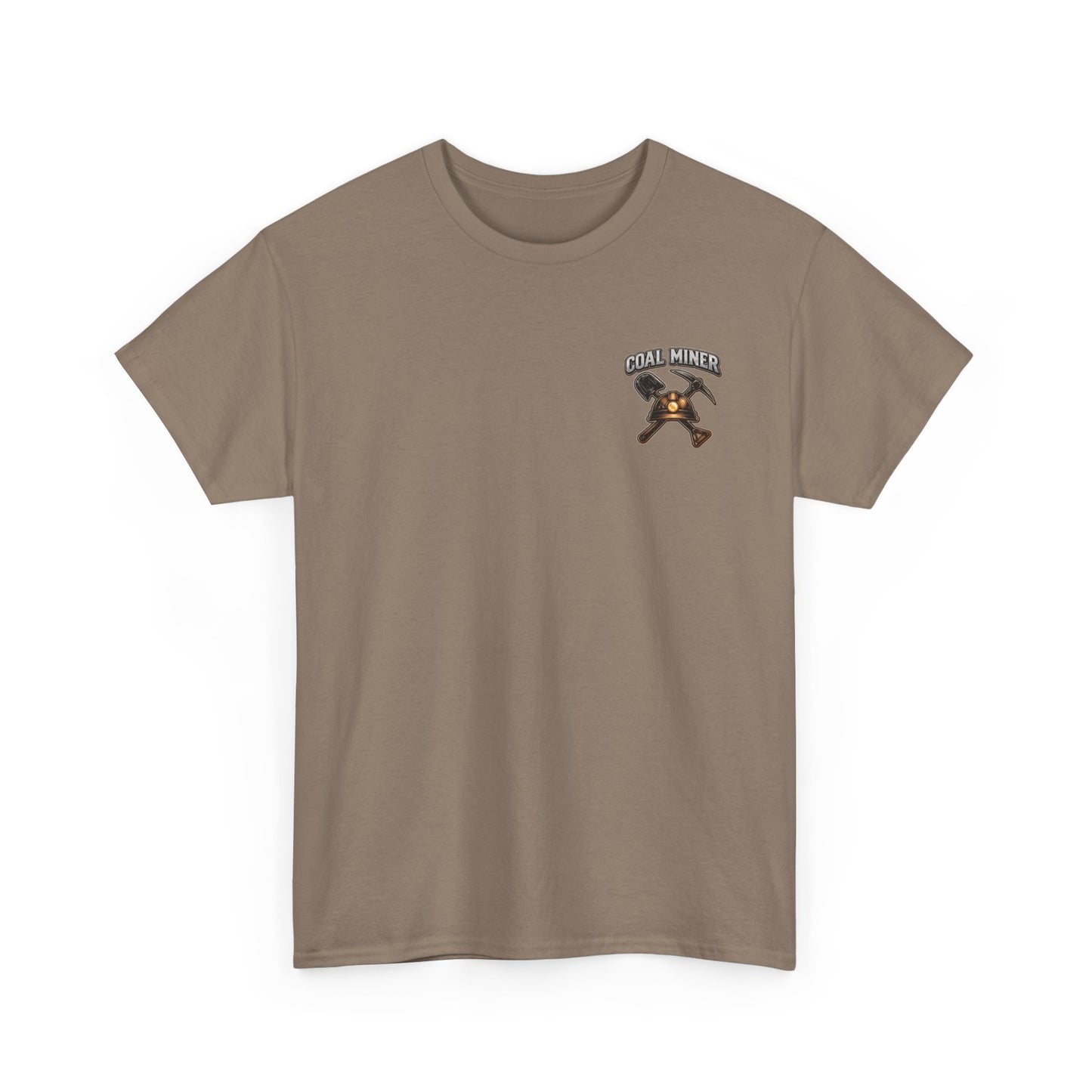 Coal Miner T-Shirt — "Forgotten in the Dark" Skull Hardhat Graphic Tee