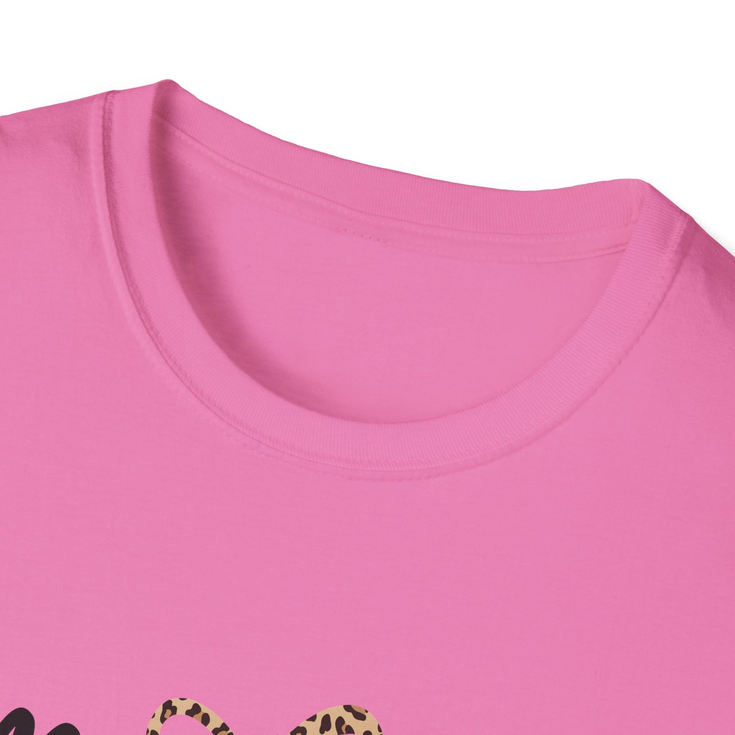 Teacher Graphic Tee — "I'm Literally Just a Teacher" Leopard Bow
