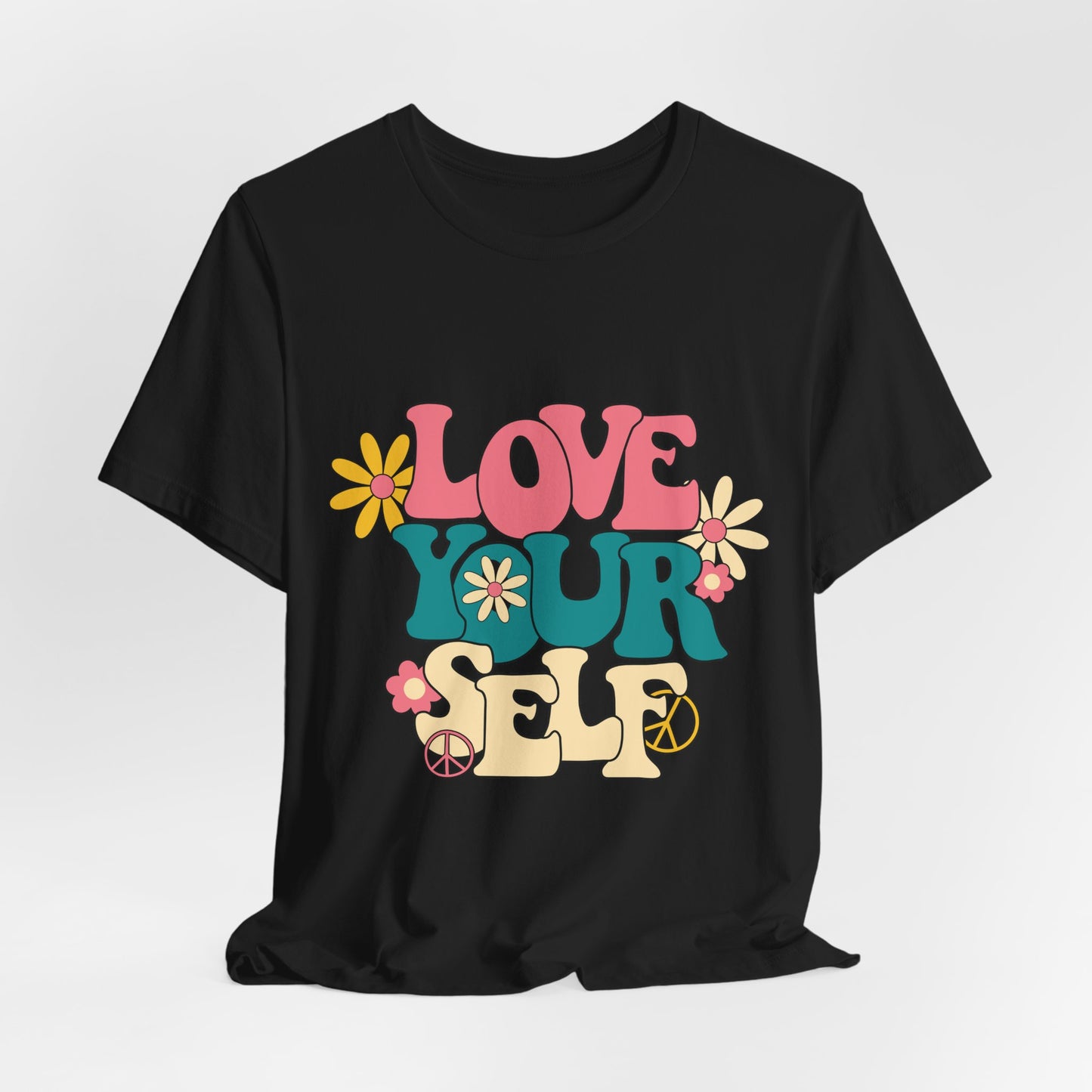Love Your Self Retro Floral Tee