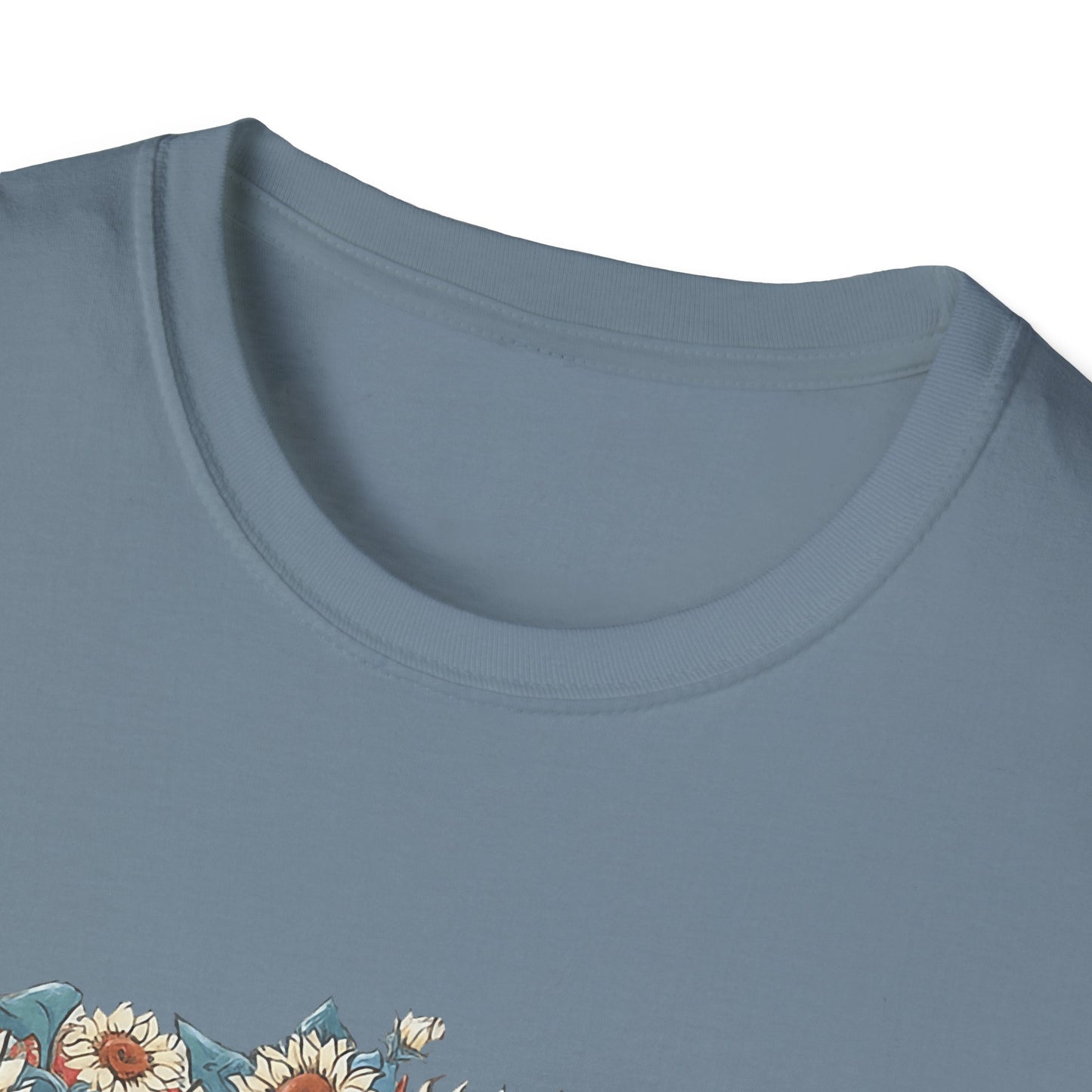 Patriotic Sunflower Cowboy Boots T-Shirt