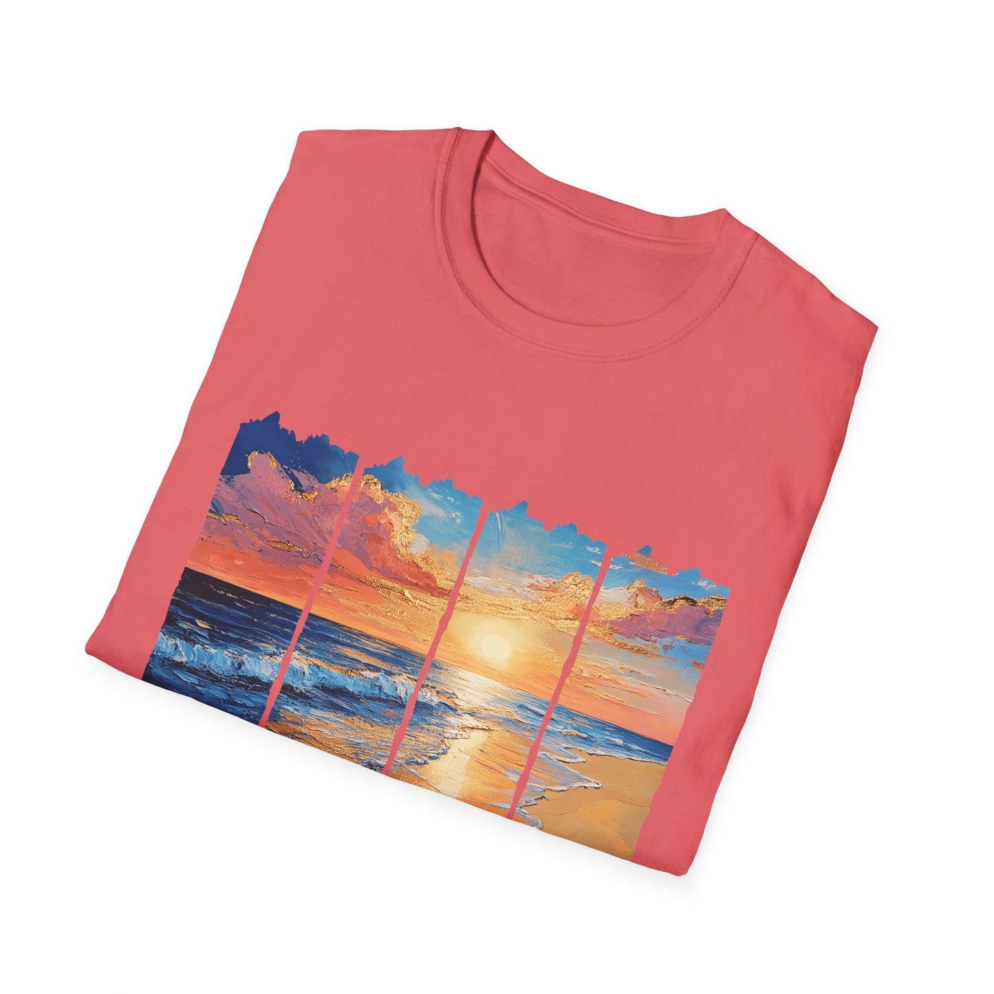 Sunset Beach T-Shirt — Scenic Ocean Sunrise Graphic Tee