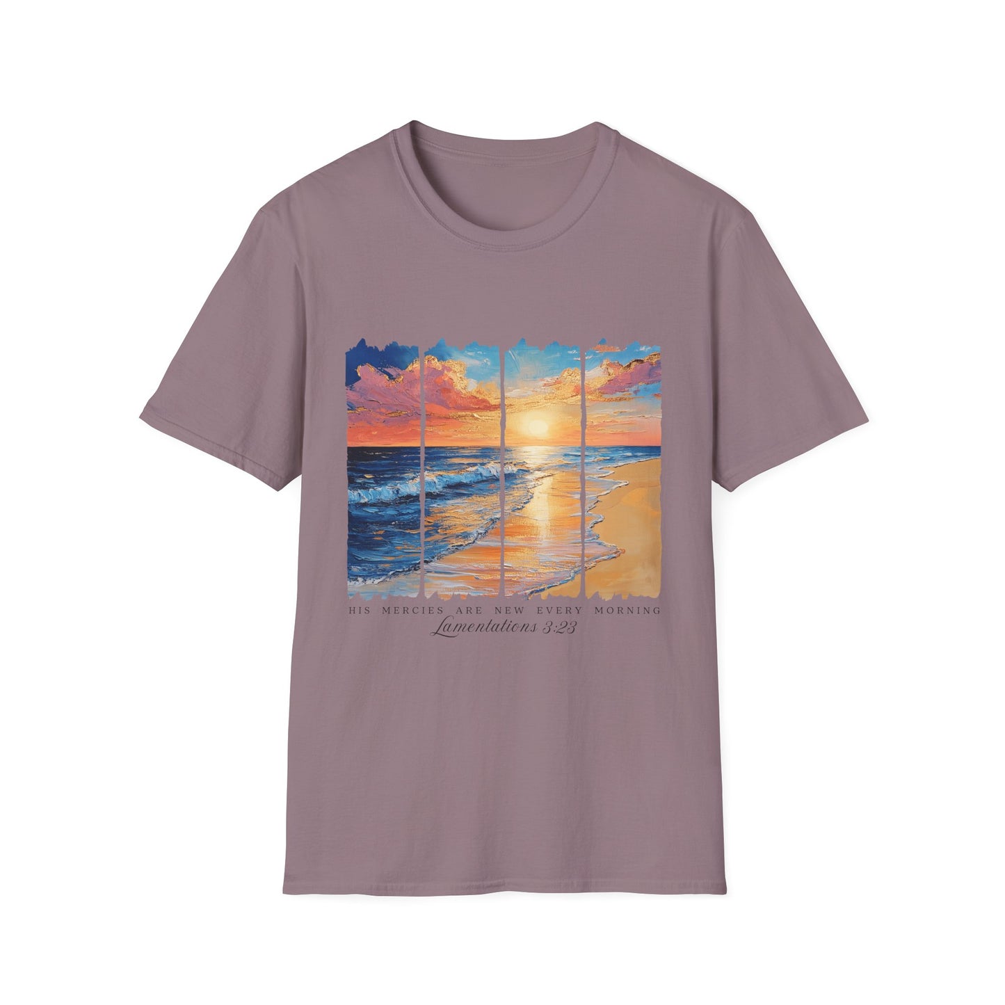 Sunset Beach T-Shirt — Scenic Ocean Sunrise Graphic Tee