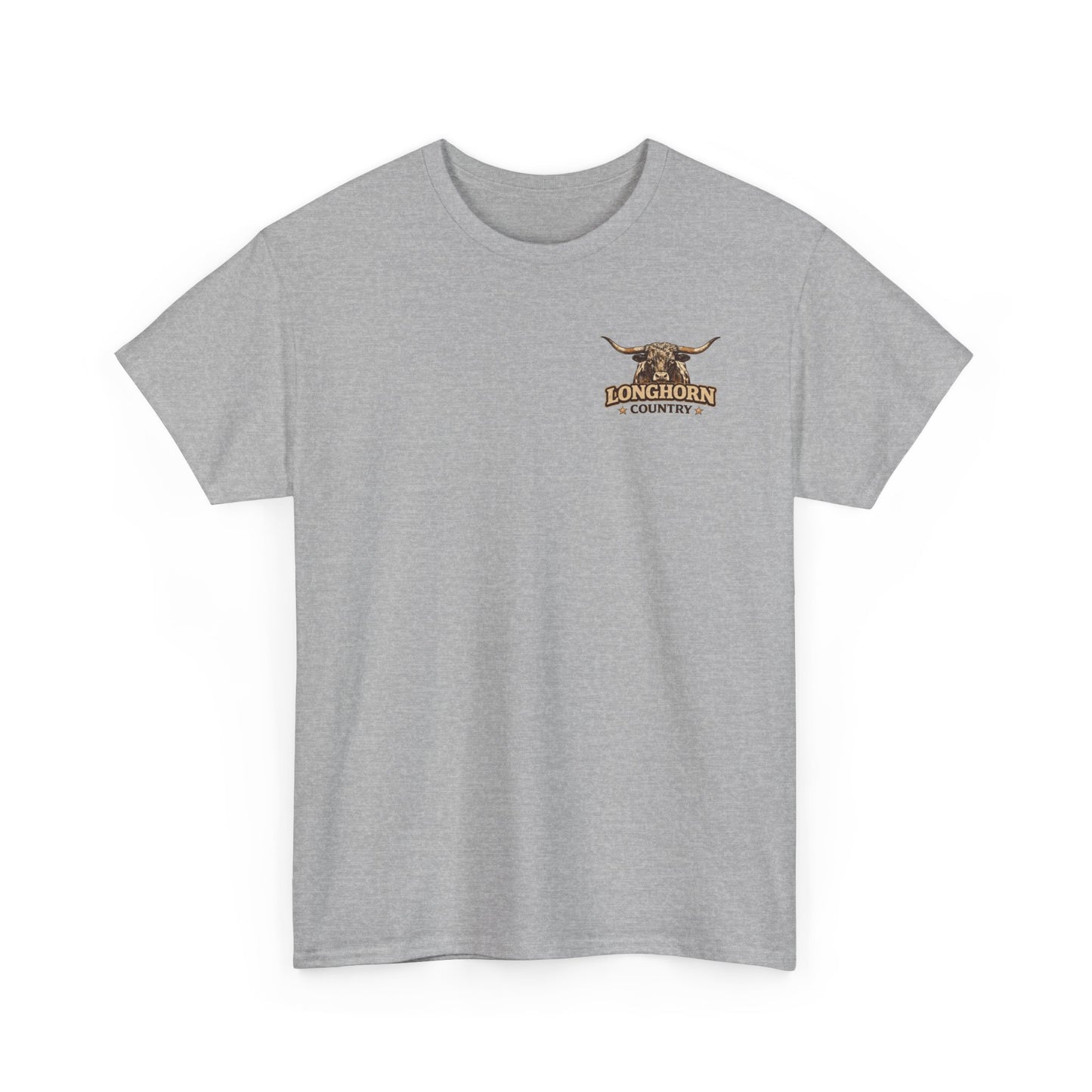 Longhorn Country Tee — Western Bull Graphic T-Shirt