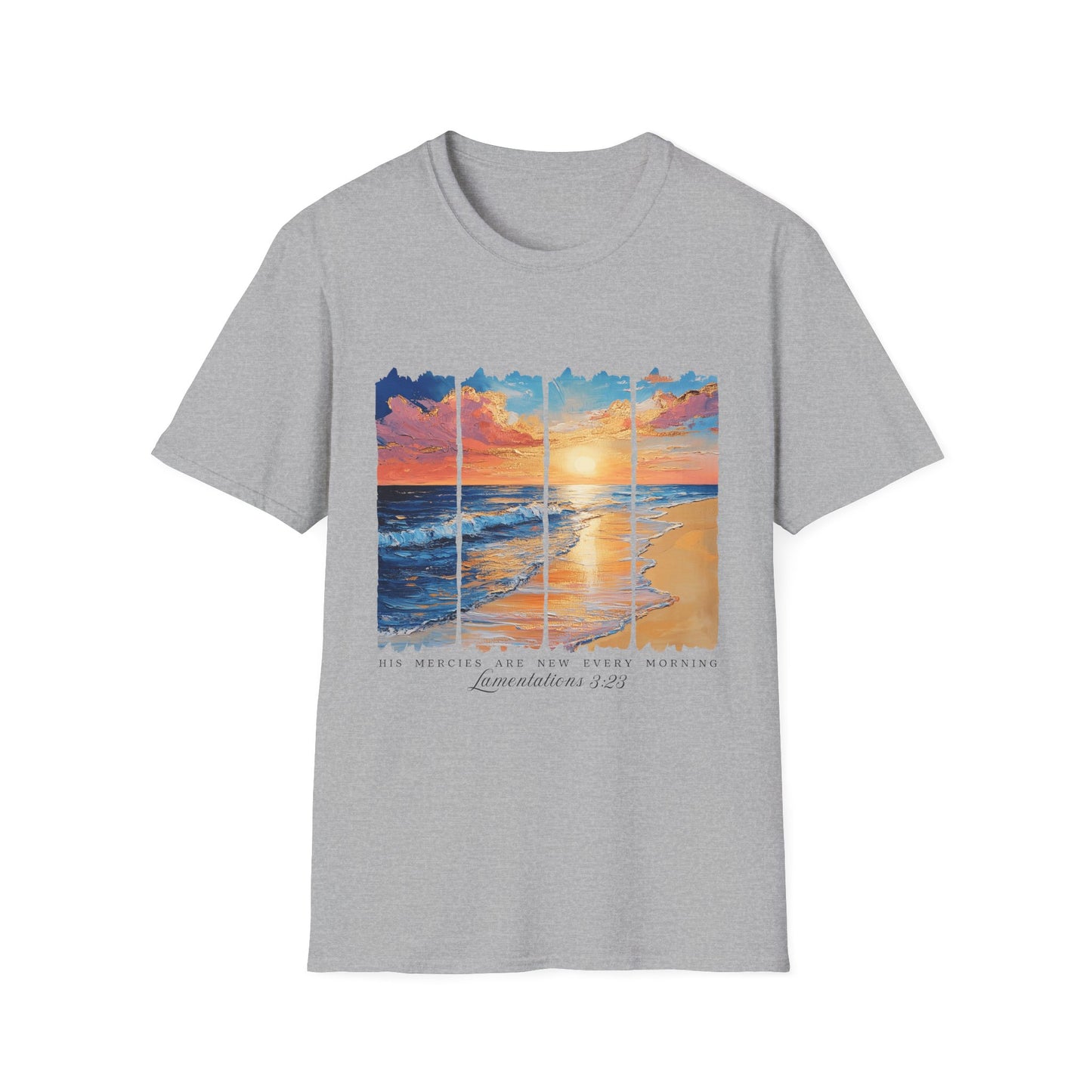 Sunset Beach T-Shirt — Scenic Ocean Sunrise Graphic Tee