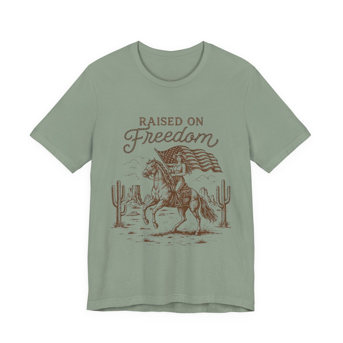 Raised on Freedom Western Tee