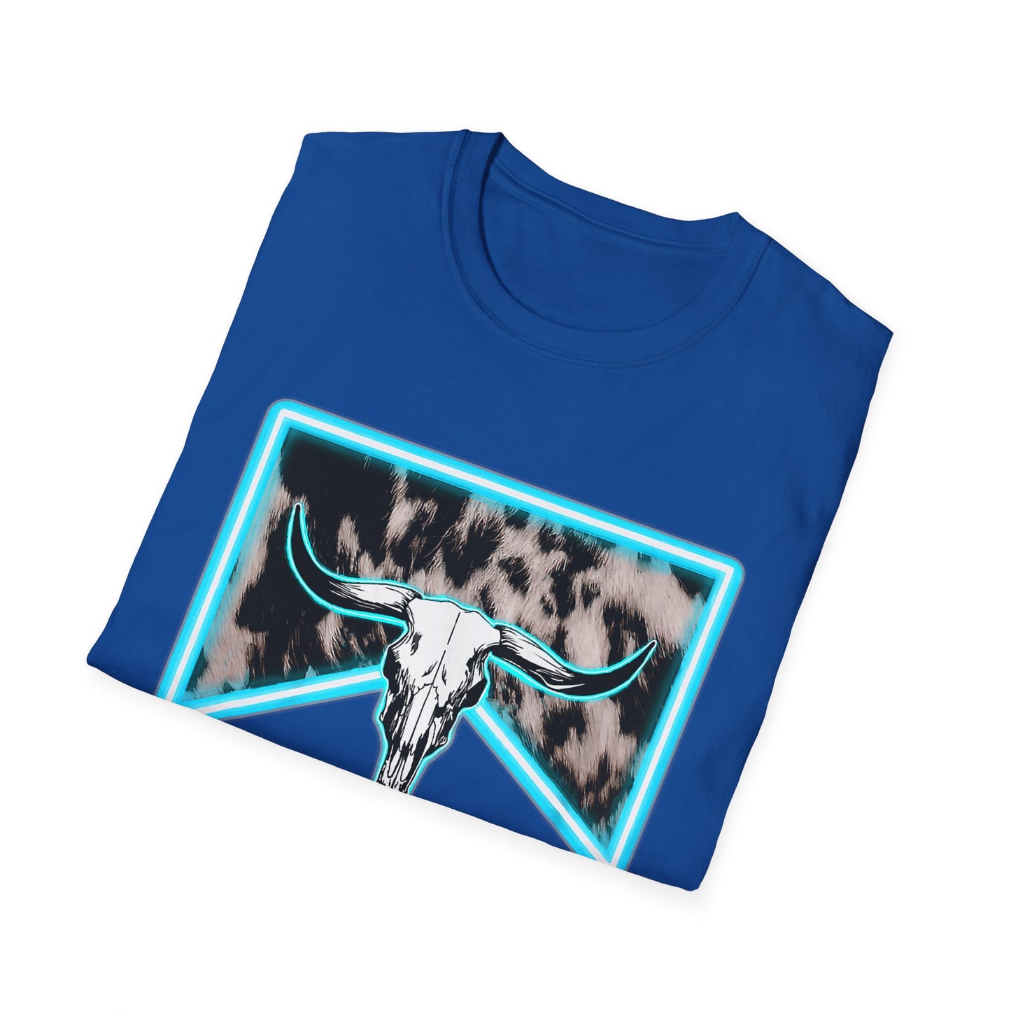 Wranglin Mama Tee — Western Cow Skull Graphic T-Shirt for Moms