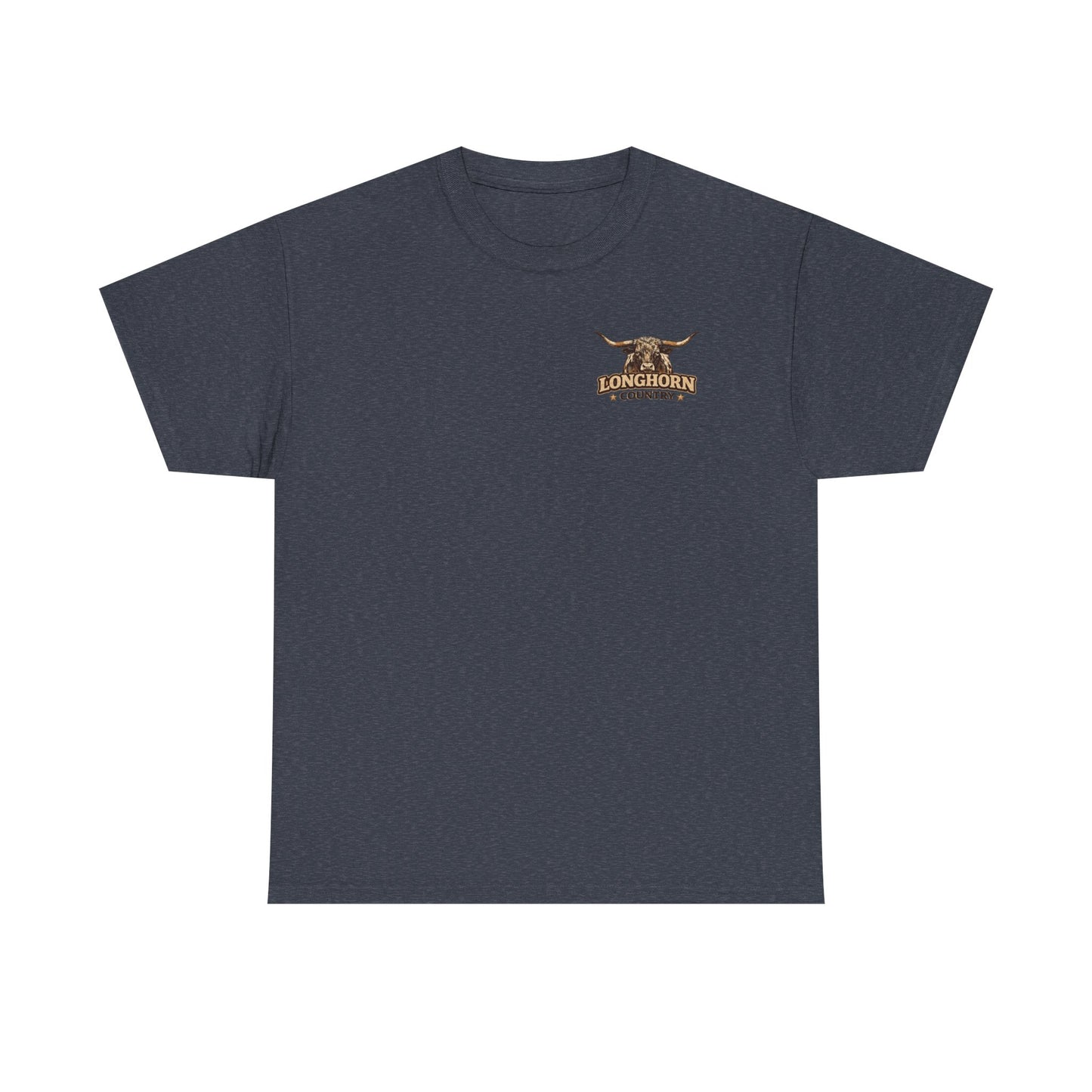 Longhorn Country Tee — Western Bull Graphic T-Shirt