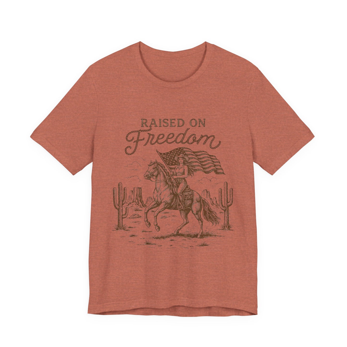 Raised on Freedom Western Tee