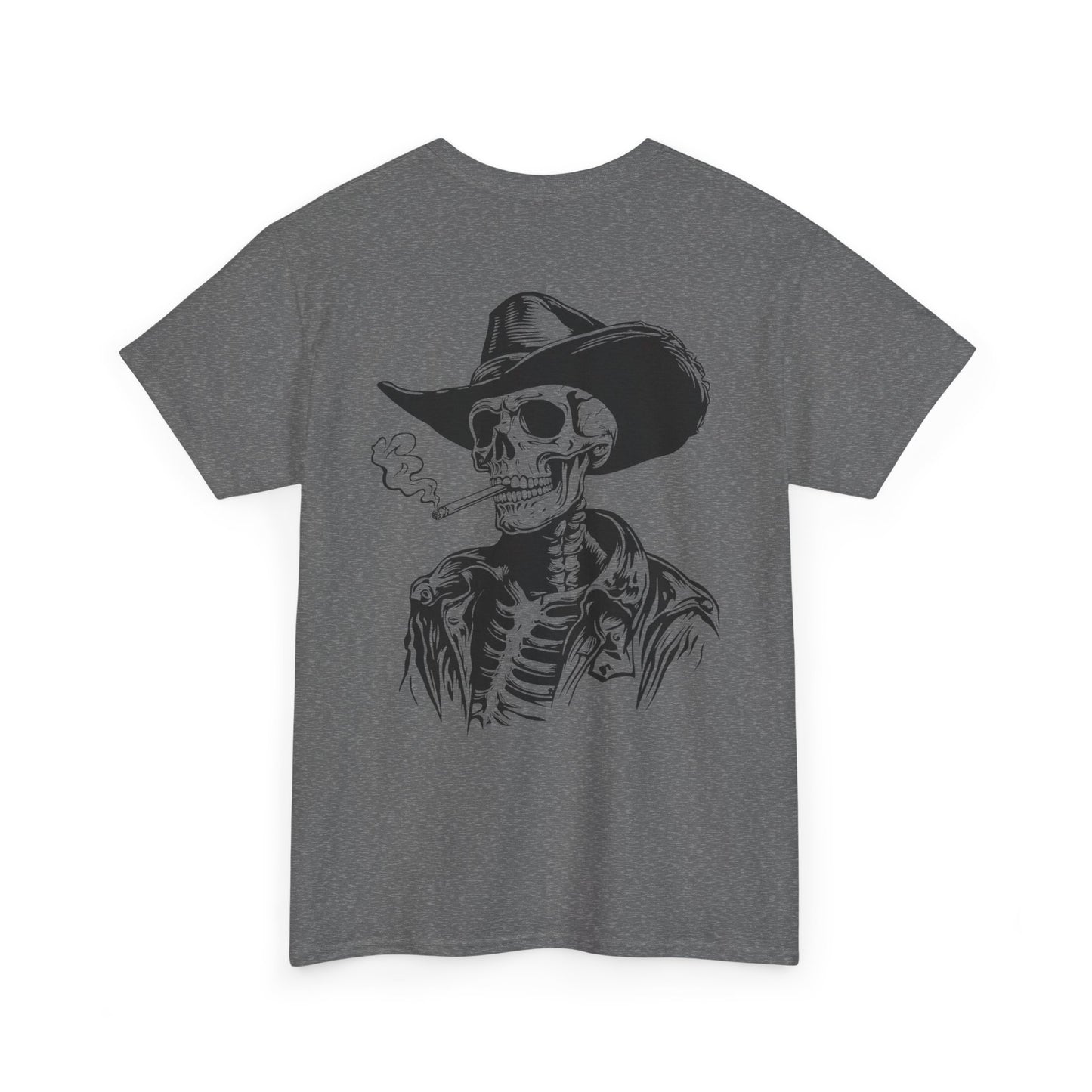 Skeleton Cowboy T-Shirt — Western Skull Graphic Tee