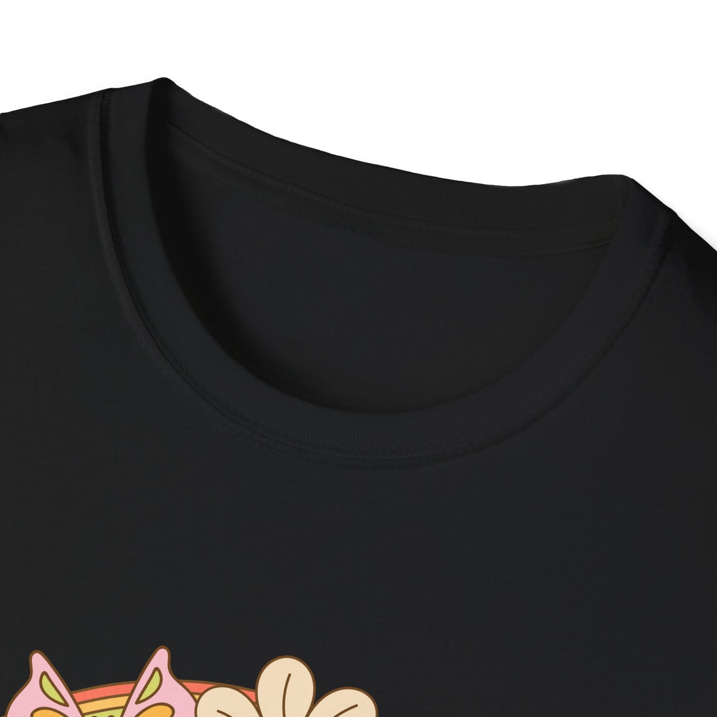Nurse Floral Retro T-Shirt — Cute Vintage Flower Badge for Nurses