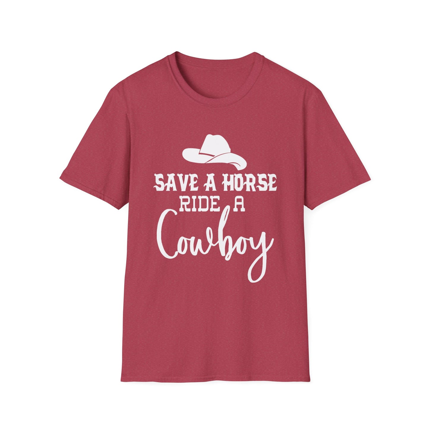 Save a Horse Ride a Cowboy T-Shirt – Western Cowboy Hat Graphic Tee