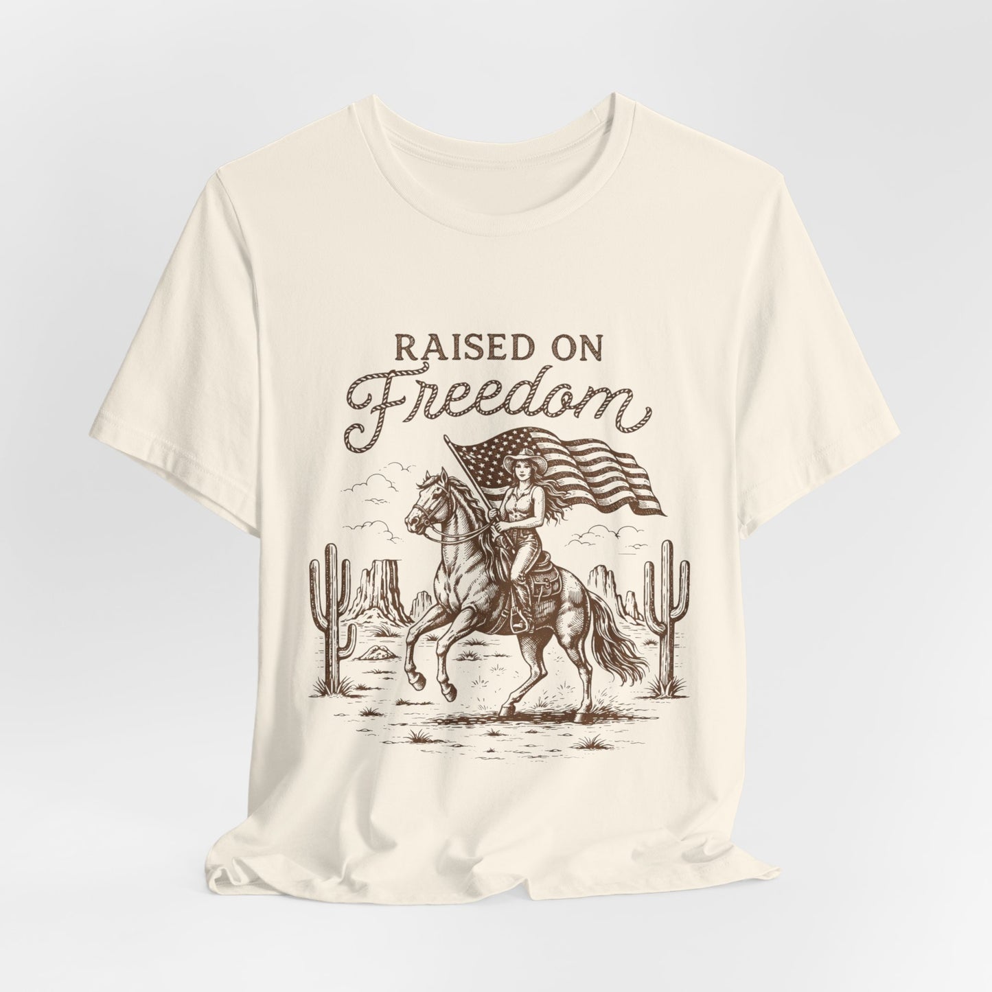 Raised on Freedom Western Tee
