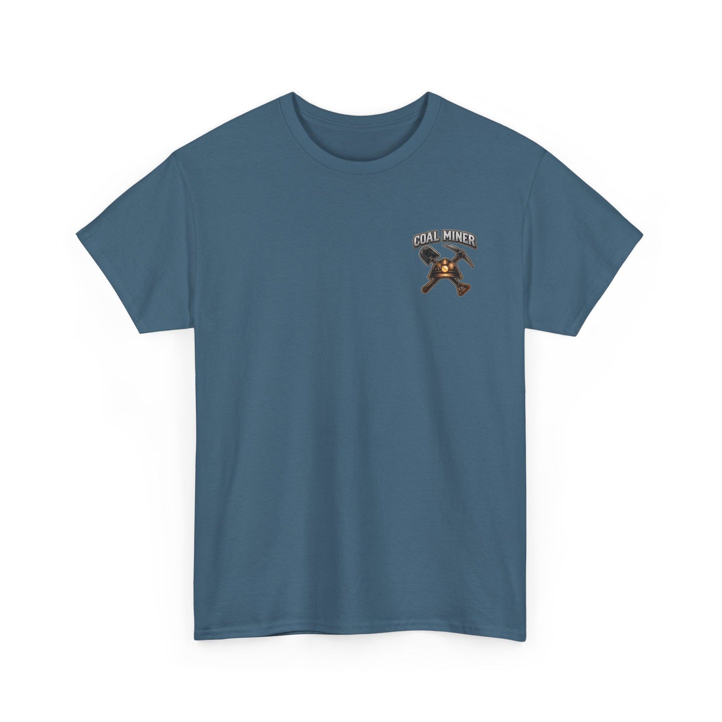 Coal Miner T-Shirt — "Forgotten in the Dark" Skull Hardhat Graphic Tee