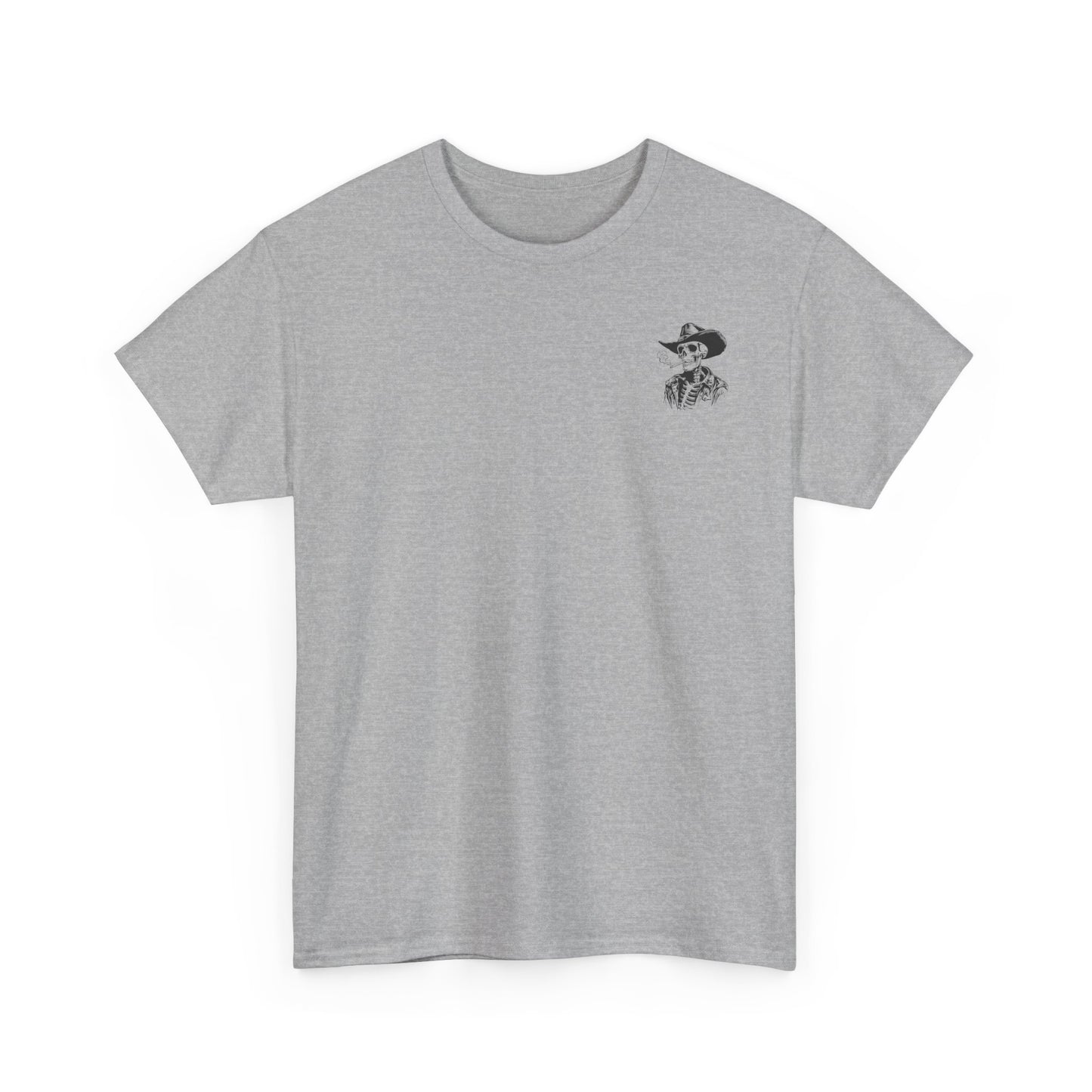 Skeleton Cowboy T-Shirt — Western Skull Graphic Tee