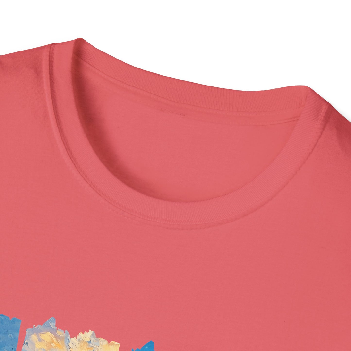 Beach Sunset Panel T-Shirt — Scenic Coastal Graphic Tee
