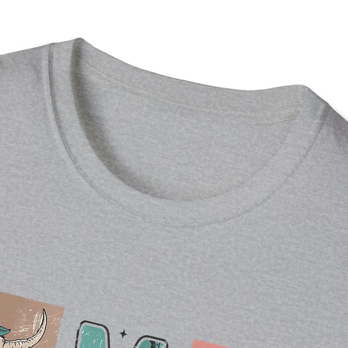 Mama Western Graphic T-Shirt — Cowgirl Boots, Hat & Floral Block Design