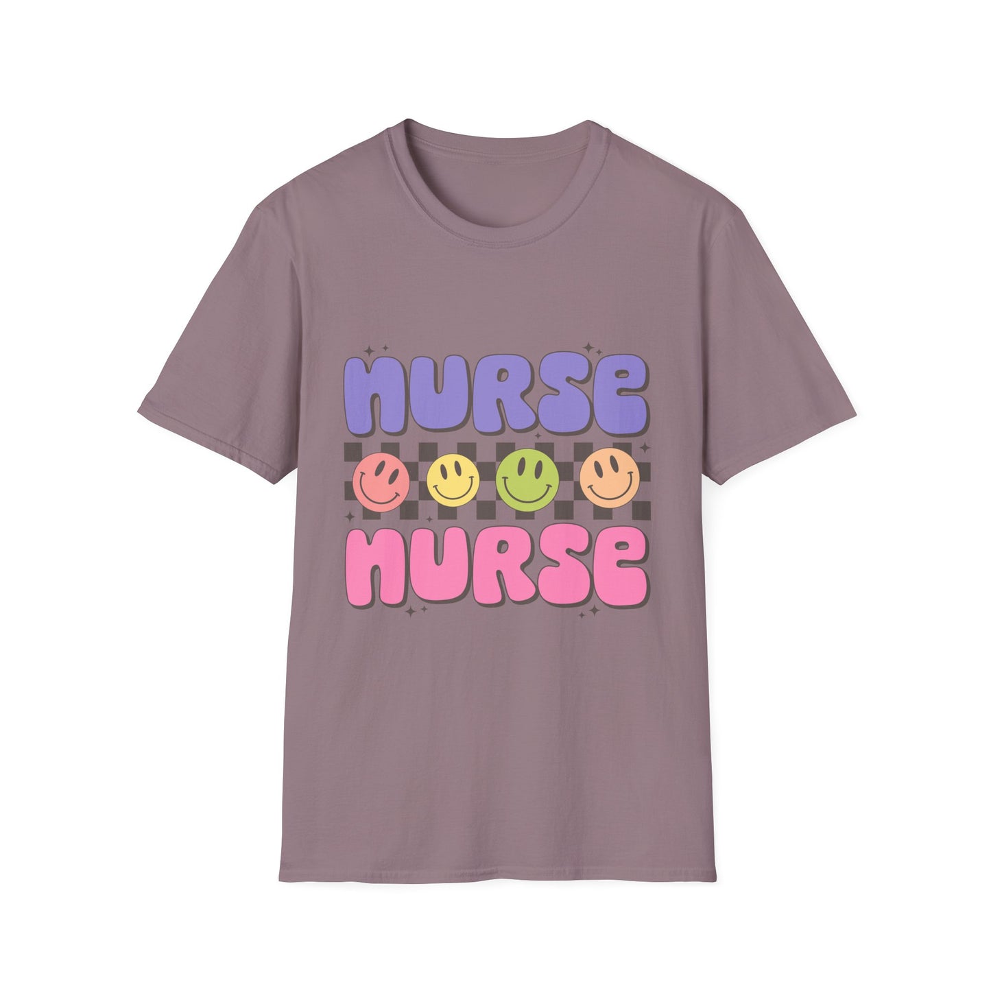 Nurse Nurse Cute Smiley Graphic T-Shirt