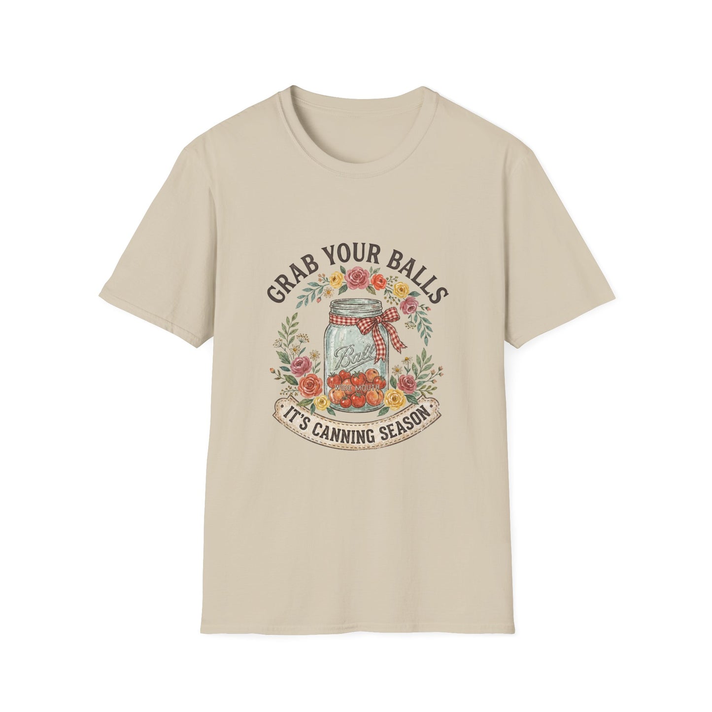 Grab Your Balls Mason Jar Canning T-Shirt — It's Canning Season Vintage Kitchen Tee