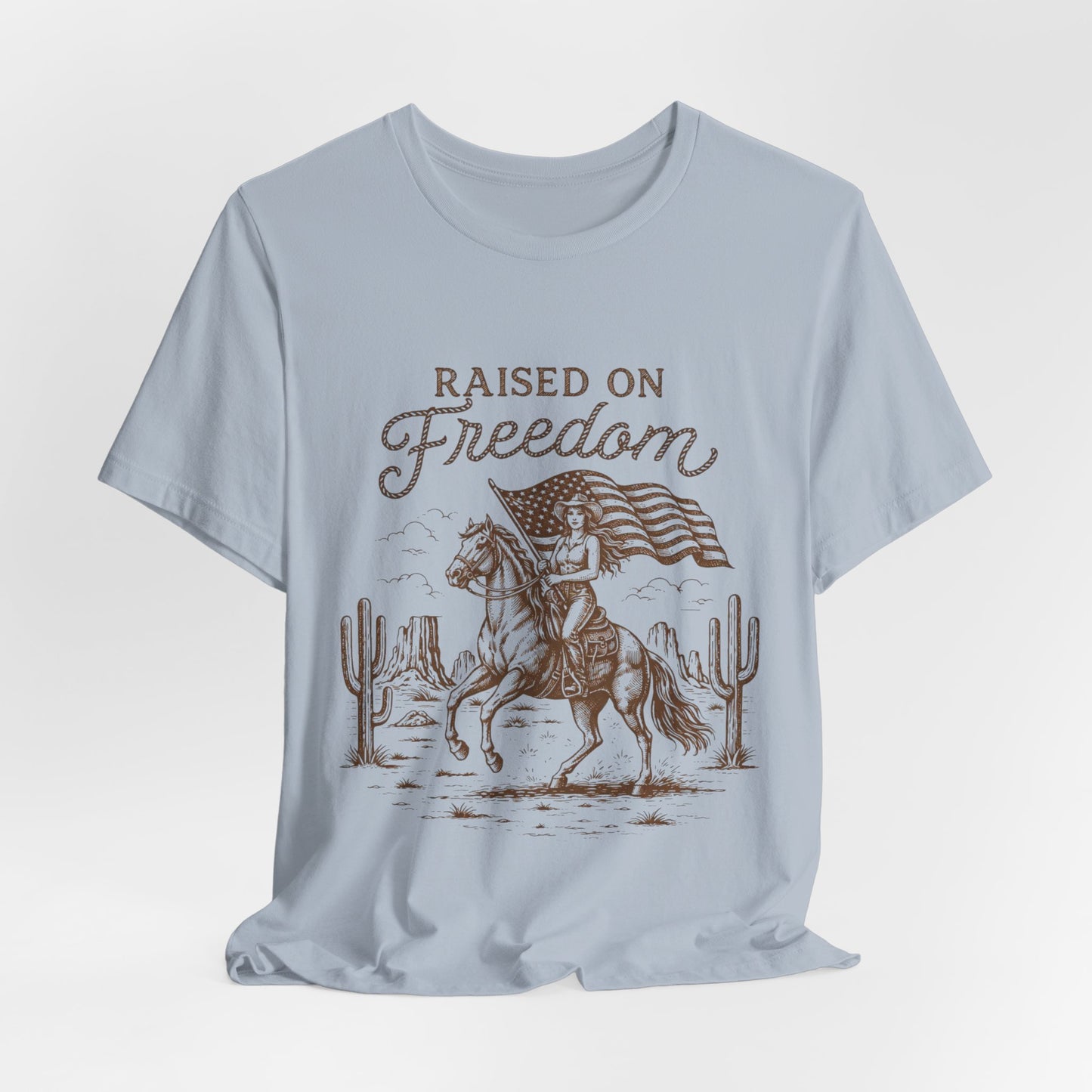 Raised on Freedom Western Tee