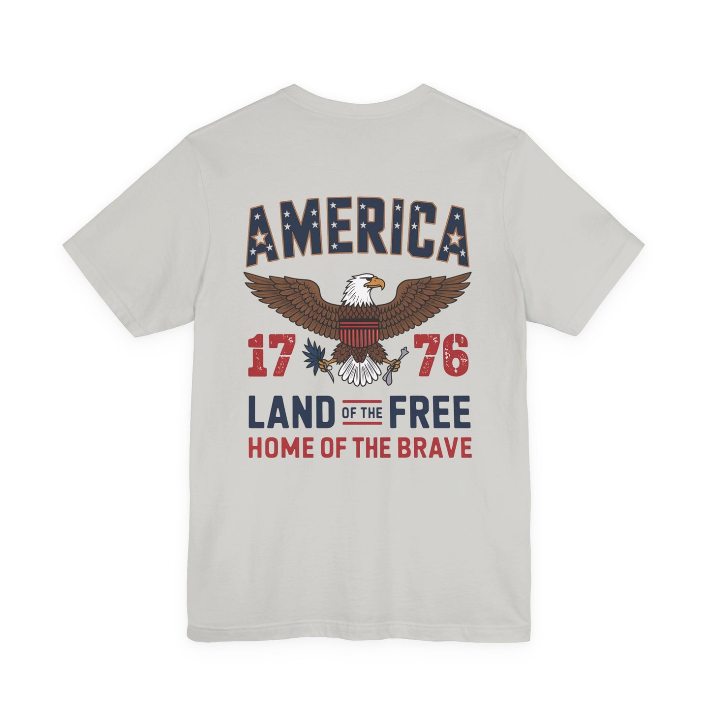 America 1776 Eagle T‑Shirt — Land of the Free, Home of the Brave