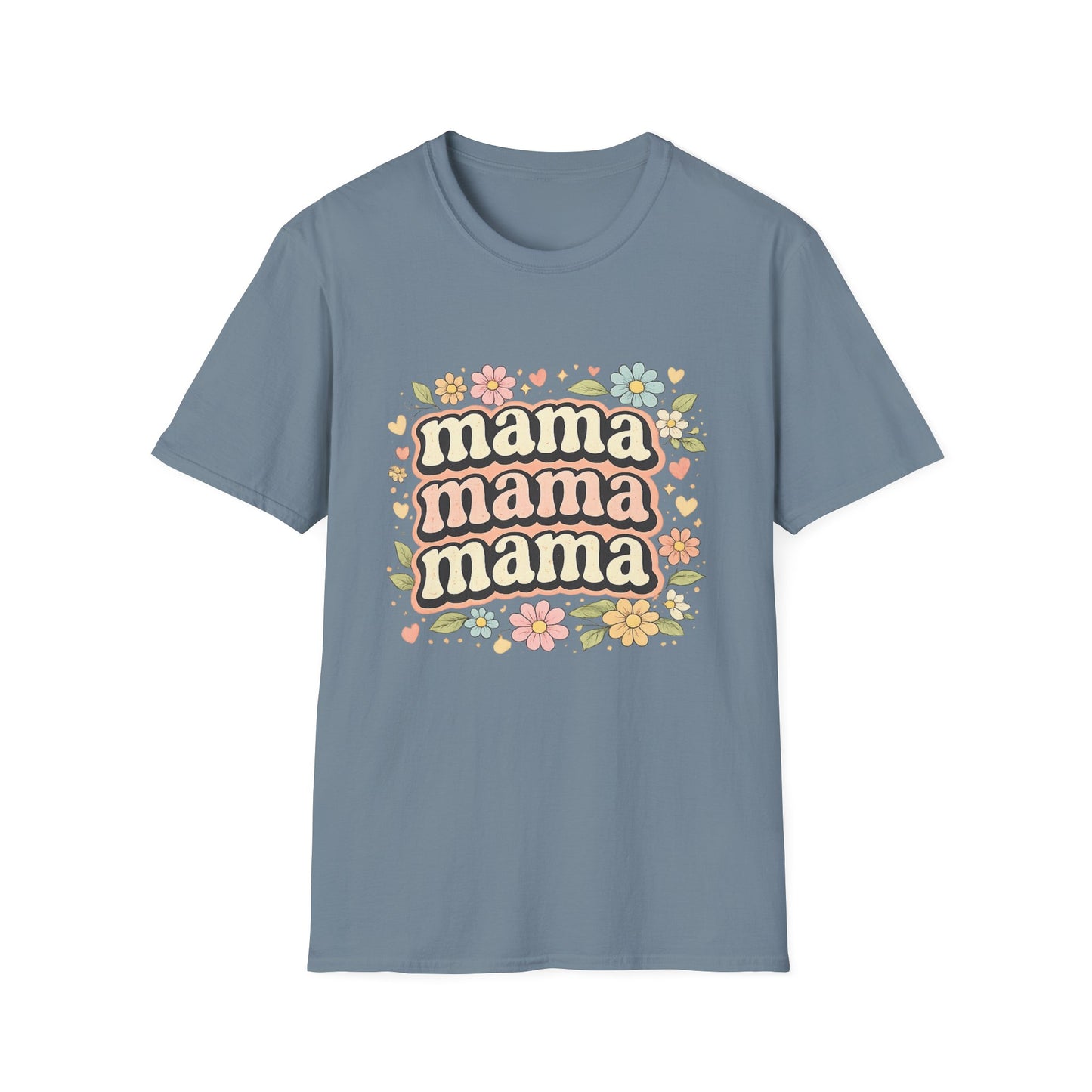 Mama Floral T-Shirt — Retro Mom Gift for Mother’s Day