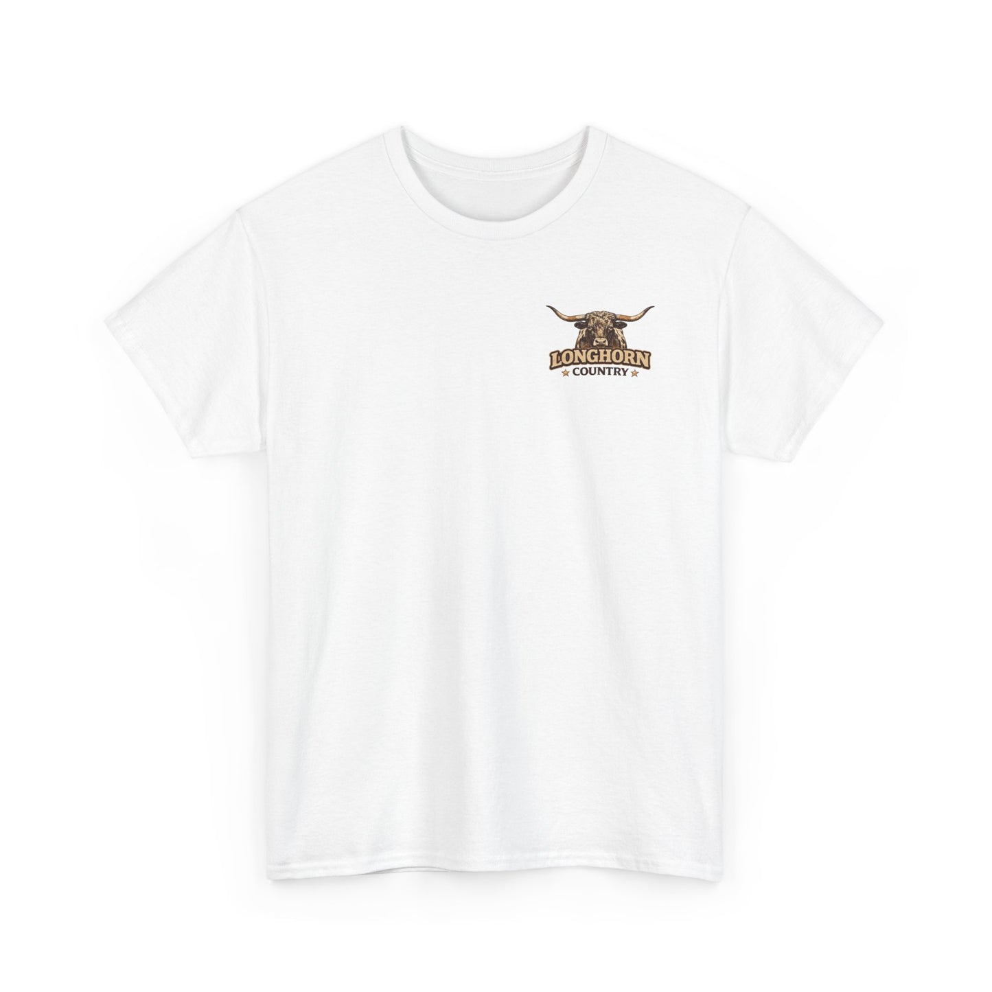 Longhorn Country Tee — Western Bull Graphic T-Shirt