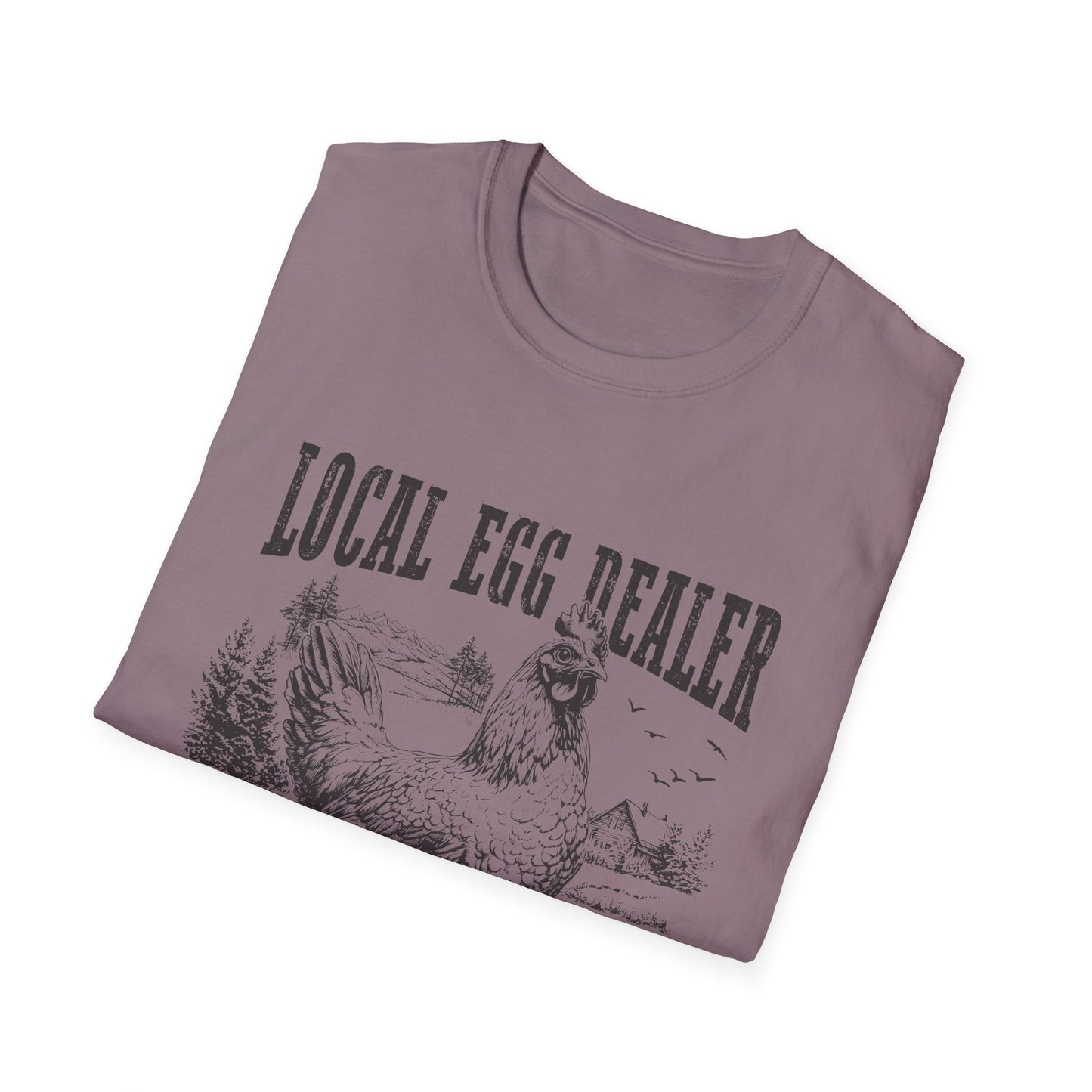 Local Egg Dealer T-Shirt — Vintage Chicken Farm Tee